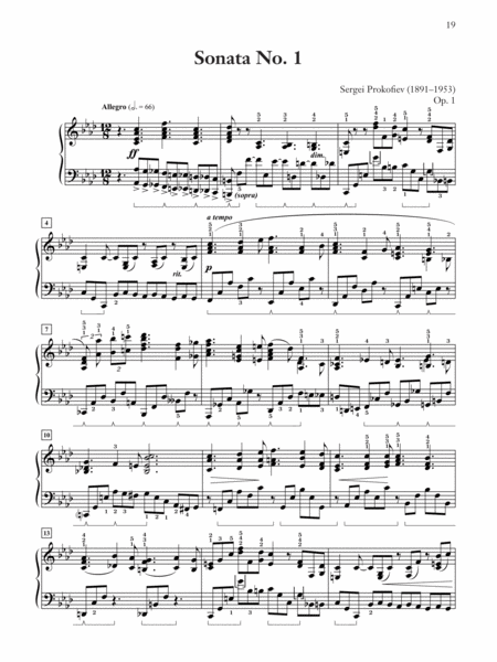 Sonatas, Opp. 1, 14, 28, 29