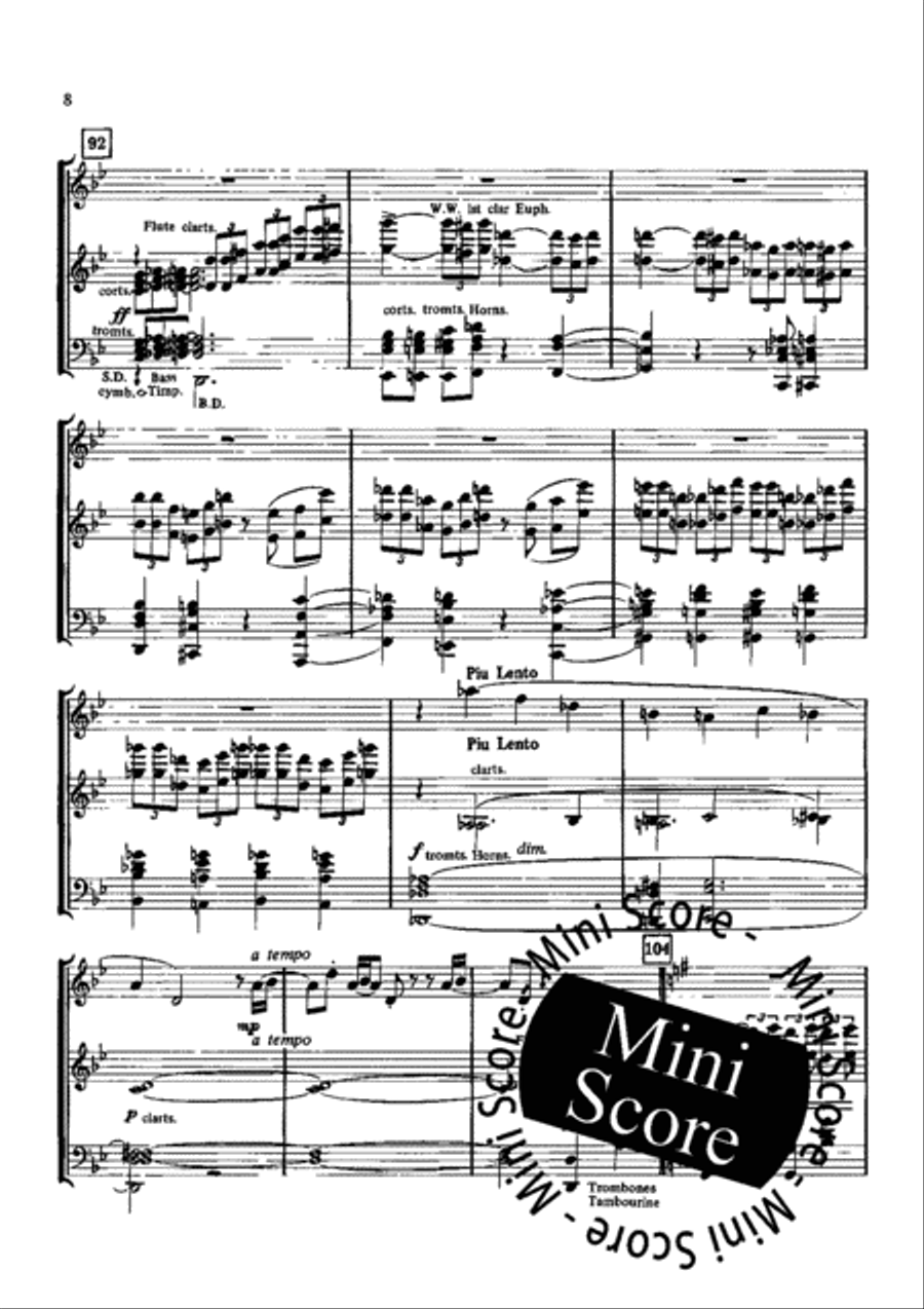 Concerto for Alto Saxophone and Band Concert Band scores gallery preview page 12