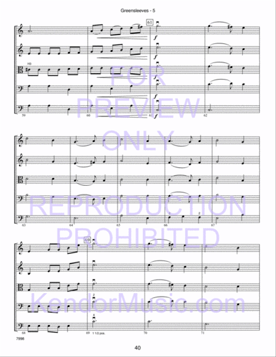 Kendor Concert Favorites, Volume 2 (Score) Score scores gallery preview page 45