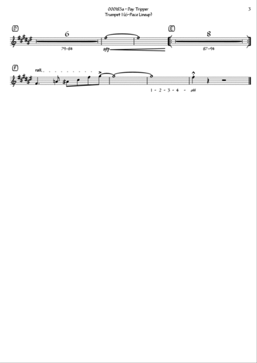 Day Tripper Small Ensemble scores gallery preview page 3