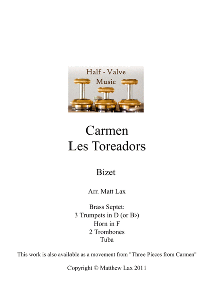 Les Toreadors from Bizet's Carmen (Brass Septet)