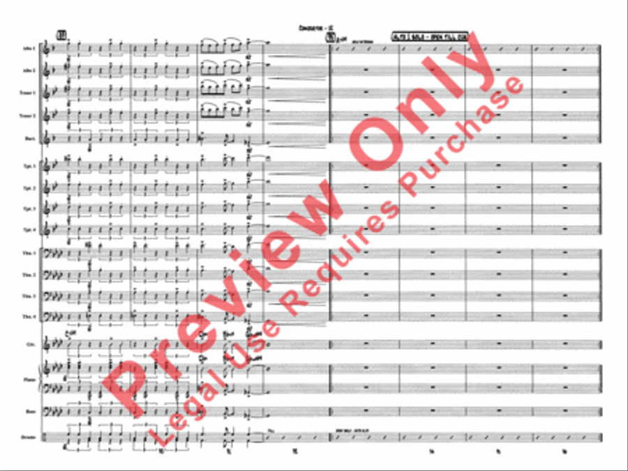 Caravan Jazz Ensemble scores gallery preview page 14