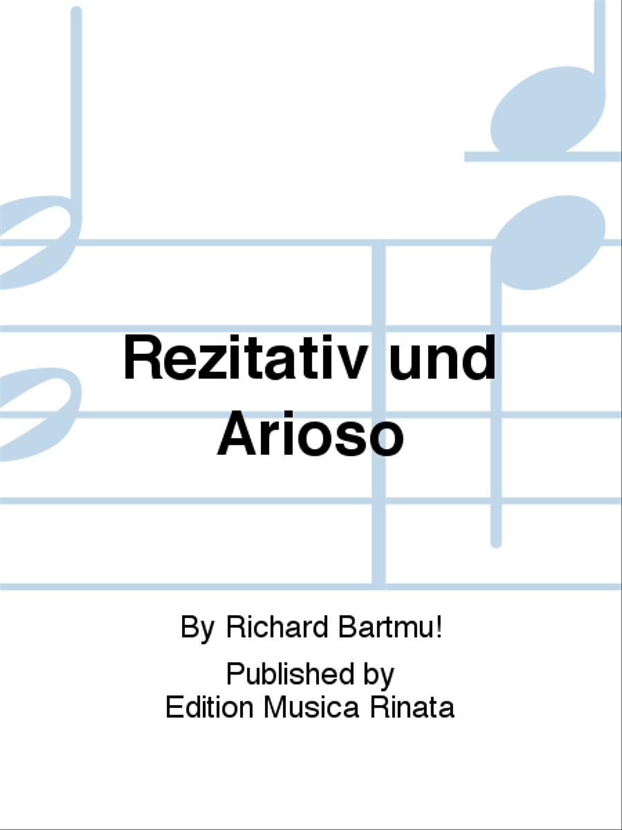 Rezitativ und Arioso Trombone scores gallery preview page 1
