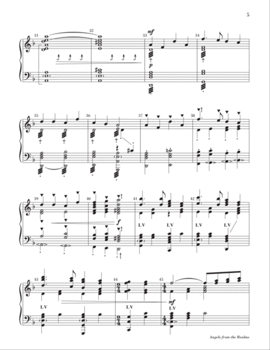Angels from the Realms 5-Octaves scores gallery preview page 6