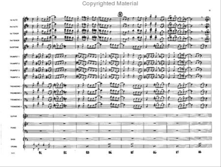 Chops, Don't Fail Me Now Jazz Ensemble scores gallery preview page 12