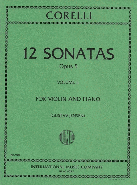 Corelli - 12 Sonatas Op 5 Vol 2 Nos 7-12 Violin/Piano