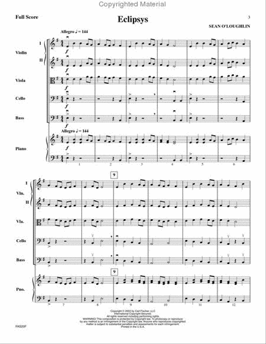 Eclipsys String Orchestra scores gallery preview page 2