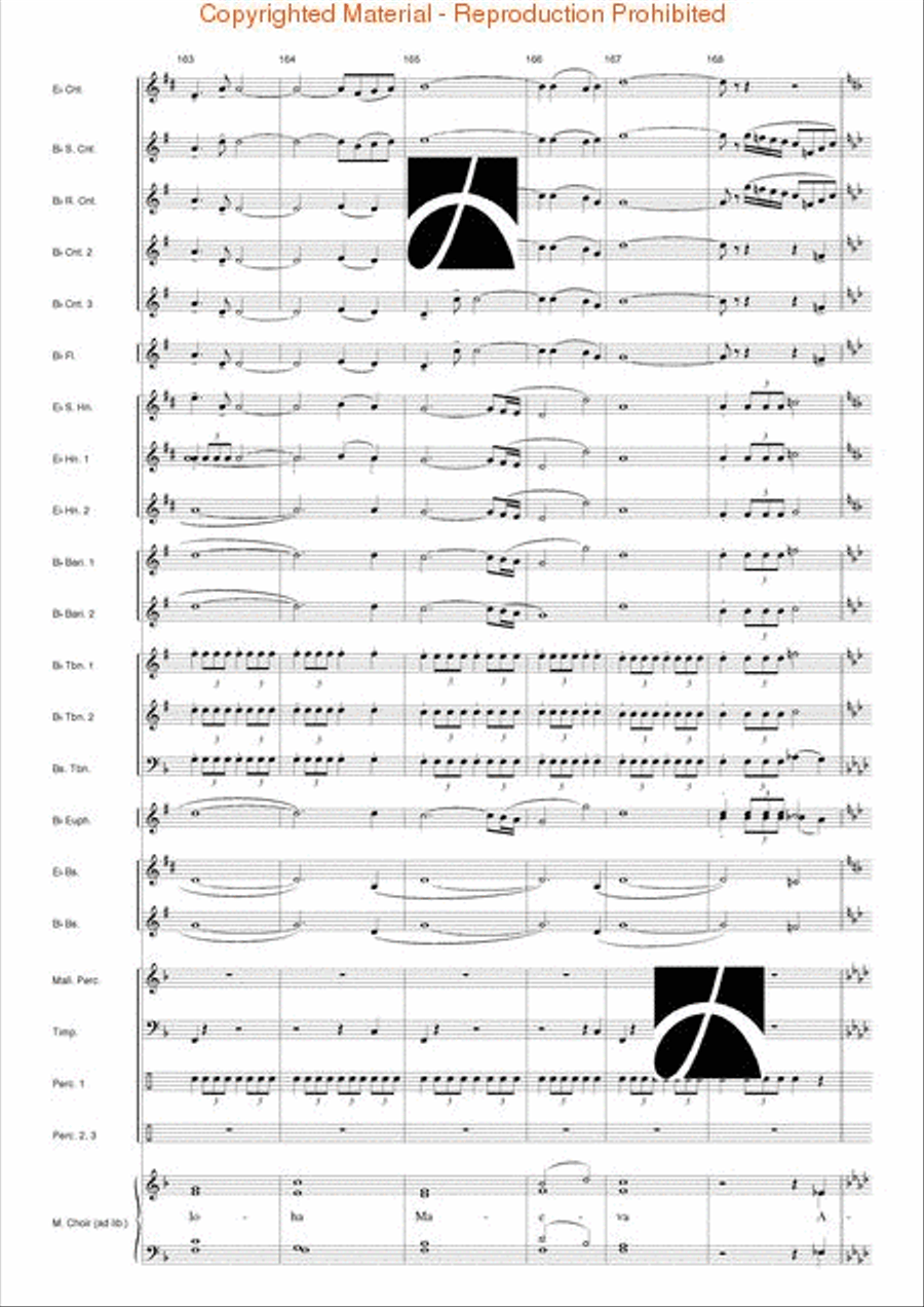 Pacific Dreams Concert Band scores gallery preview page 31