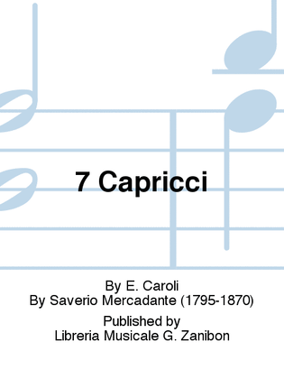Book cover for 7 Capricci