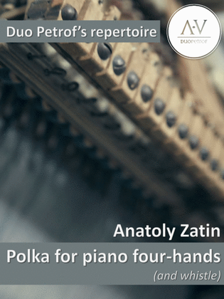Polka for piano four-hands (and whistle)