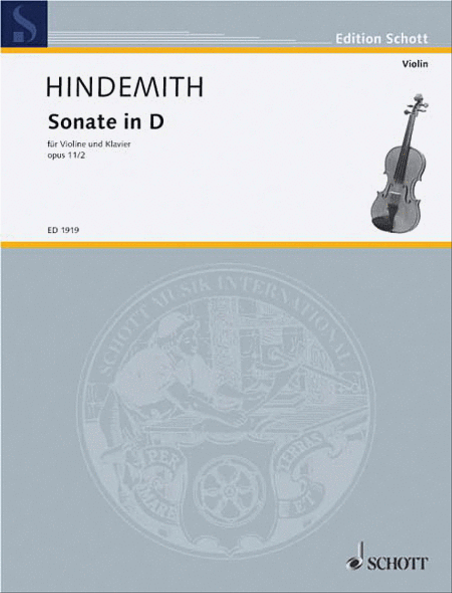 Violin Sonata D Major, Op. 11, No. 2 Violin Solo scores gallery preview page 1
