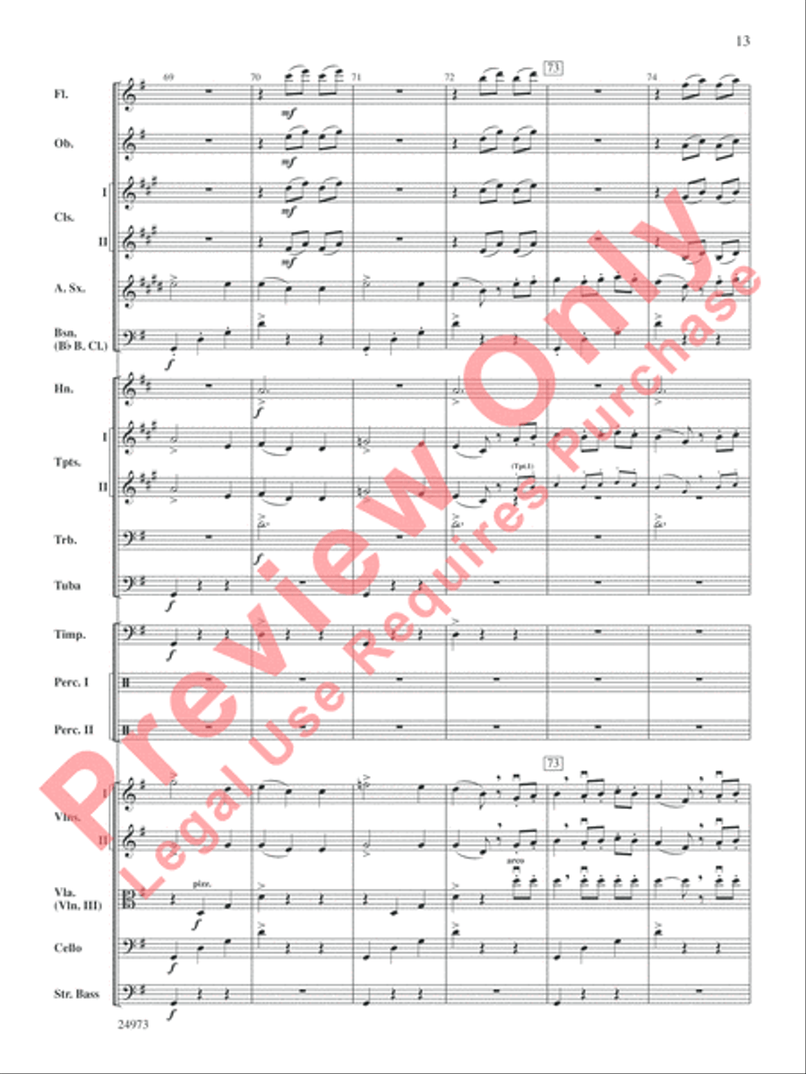 Capriccio Espagnol Capriccio Espagnol Full Orchestra scores gallery preview page 14