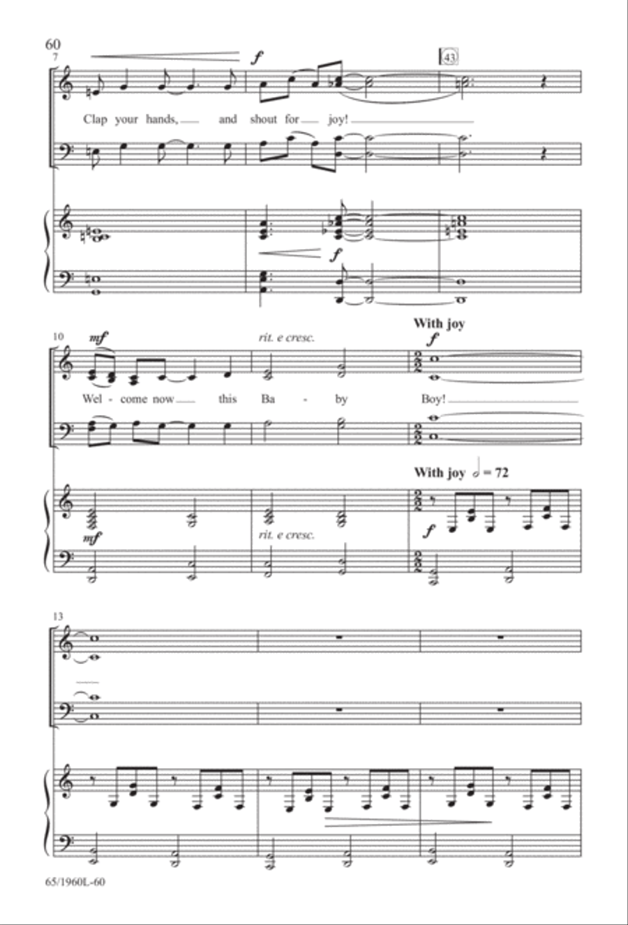 A New Birth...A New Beginning 4-Part scores gallery preview page 61