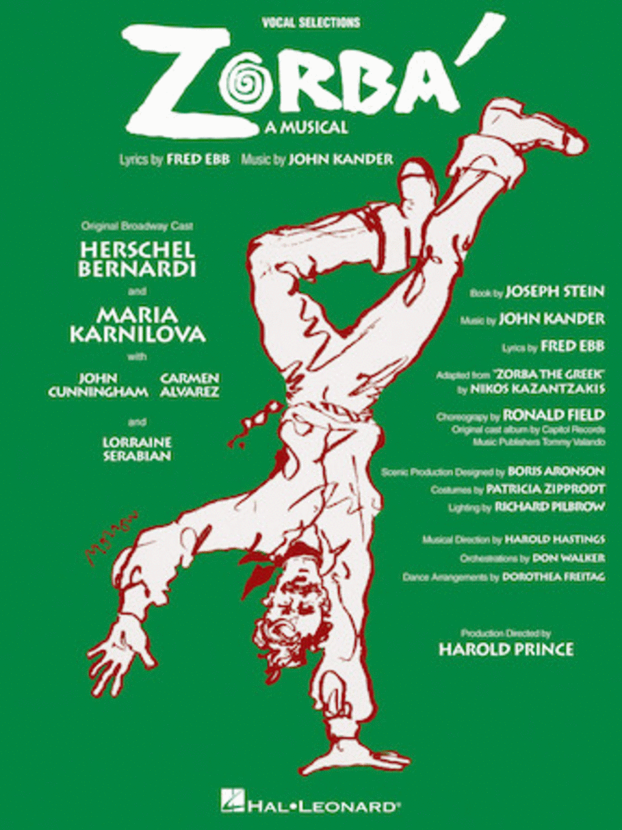 Zorba Piano, Vocal, Guitar scores gallery preview page 1