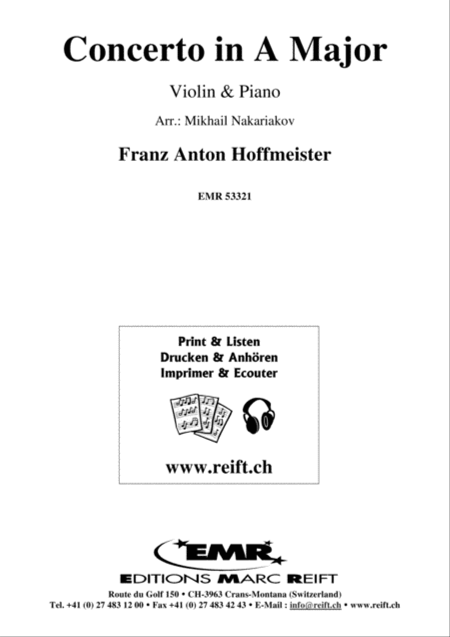 Concerto in A Major Concerto in A Major Violin Solo scores gallery preview page 2