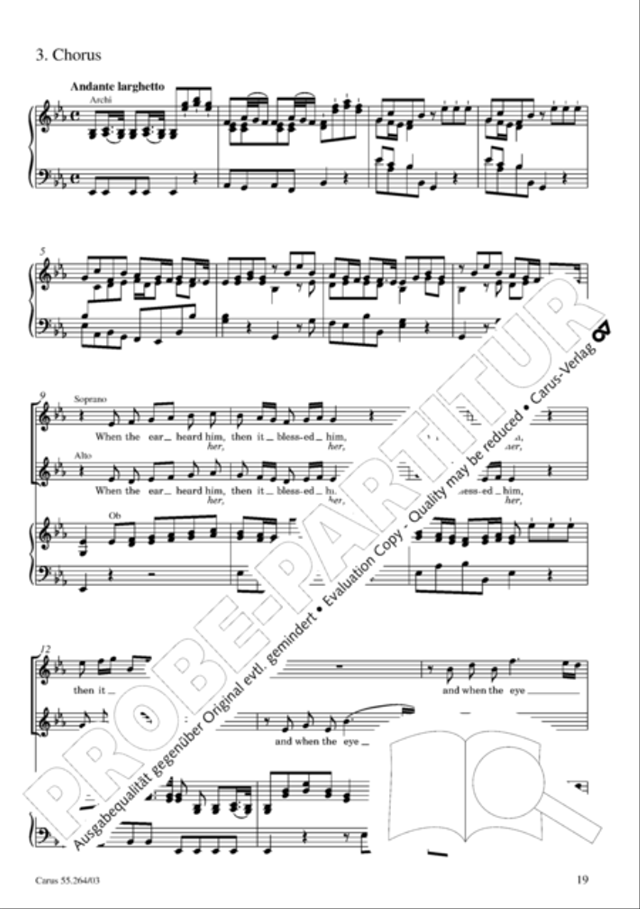 Israel in Egypt - Part I 4-Part scores gallery preview page 24