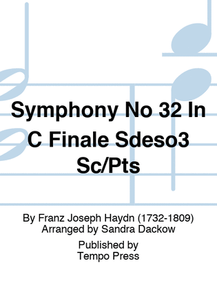 Symphony No 32 In C Finale Sdeso3 Sc/Pts