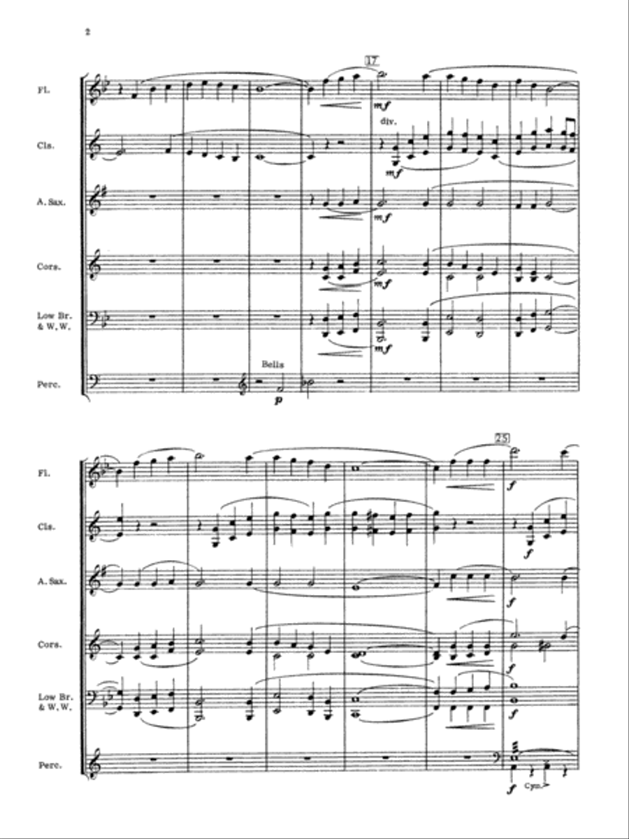 Londonderry Air (featuring the Clarinet section): Score Concert Band scores gallery preview page 4