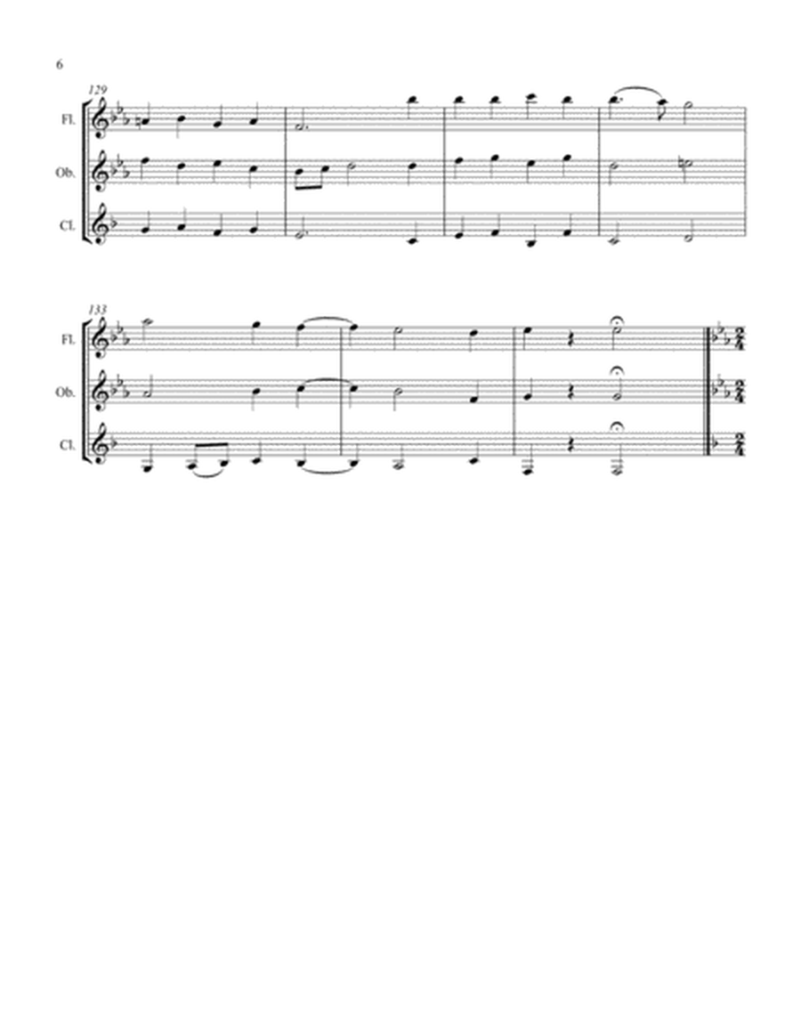 5 Traditional Carols for Woodwind Trio (FL, Ob, CL) image number null