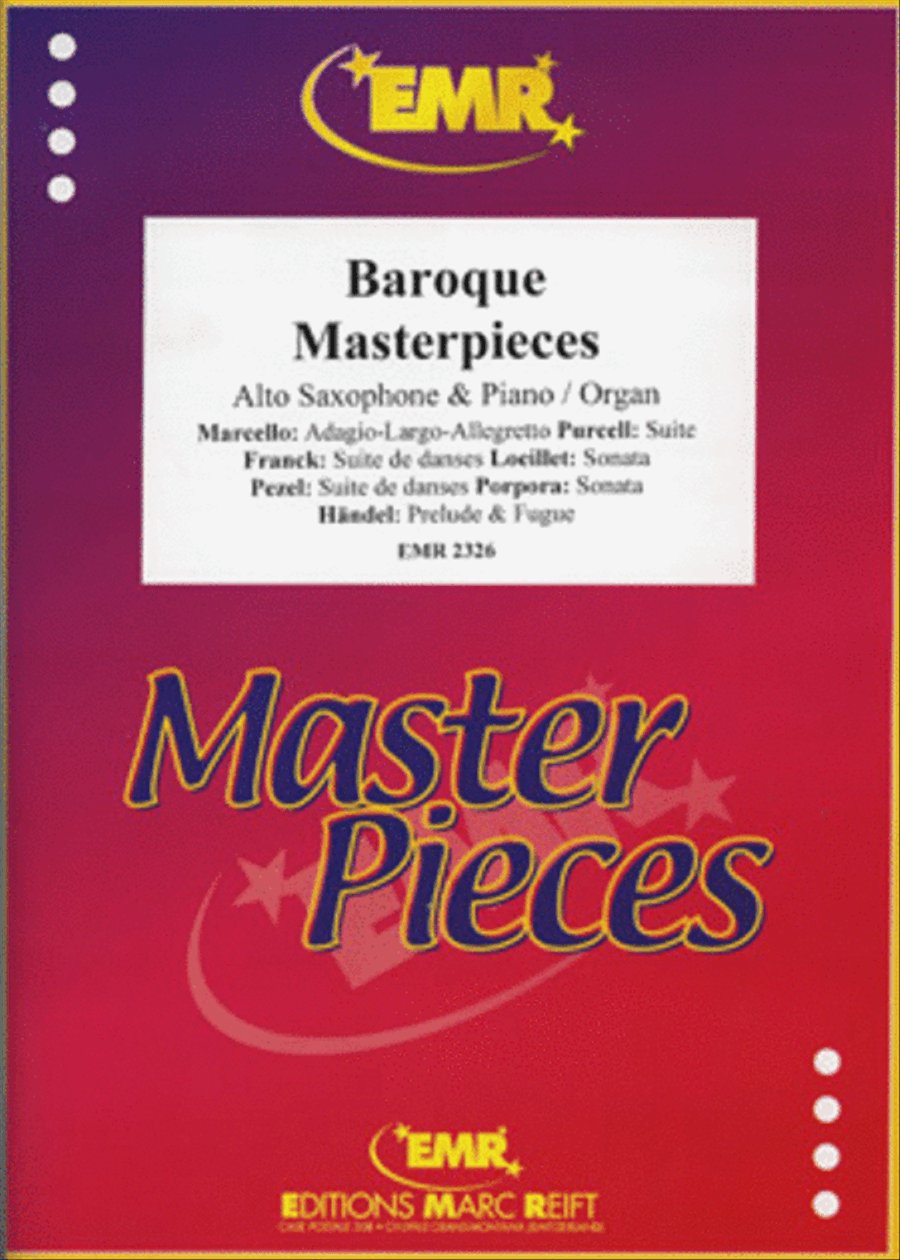Baroque Masterpieces Alto Saxophone scores gallery preview page 1