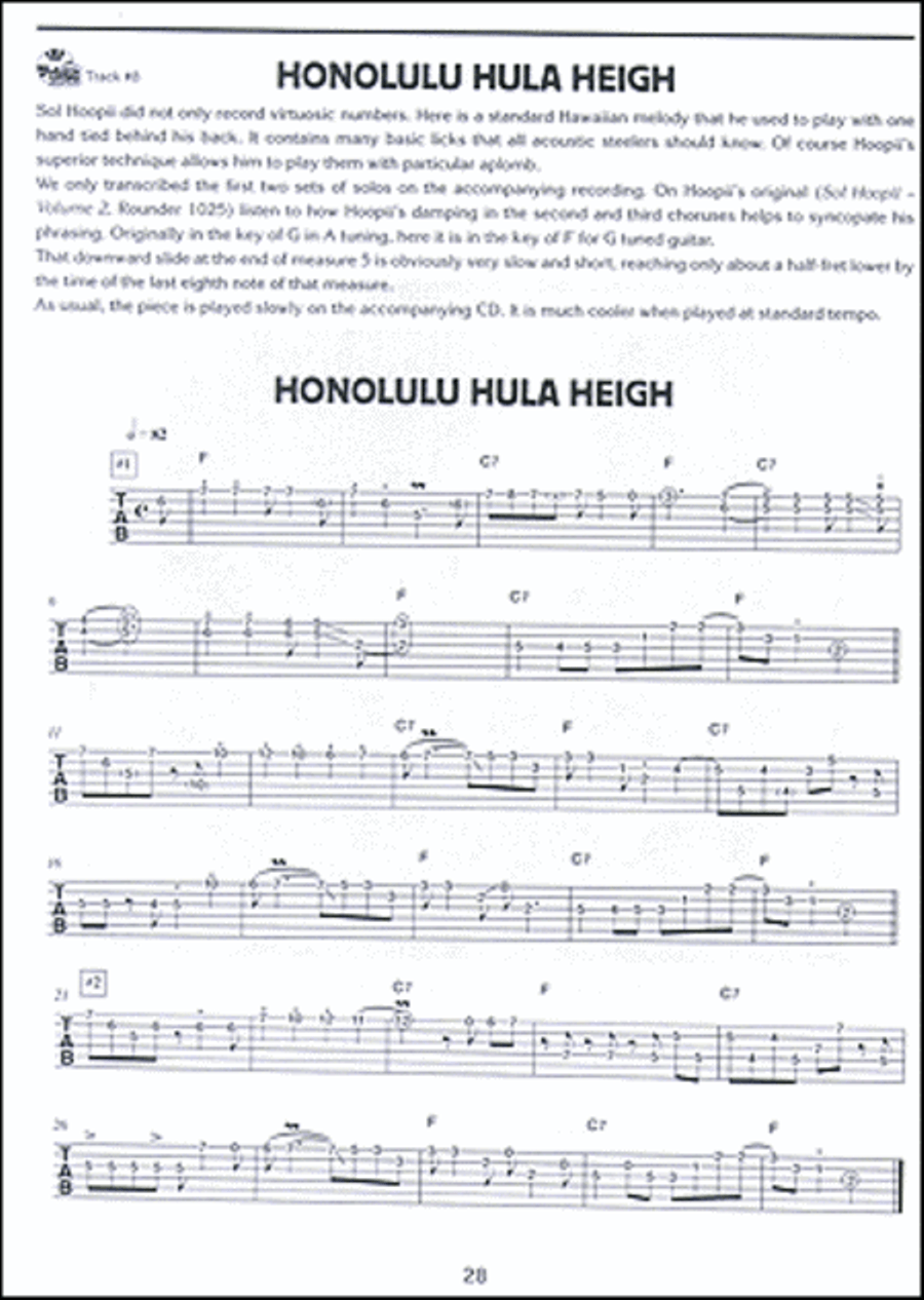 The Art of Hawaiian Steel Guitar, Volume 2 Steel Guitar scores gallery preview page 3