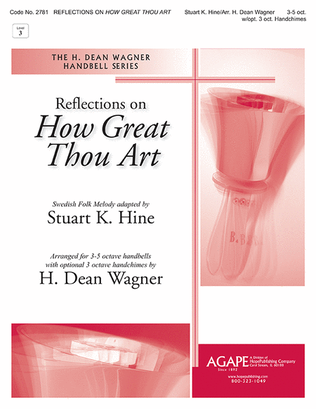 Book cover for Reflections on "How Great Thou Art"-3-5 oct.