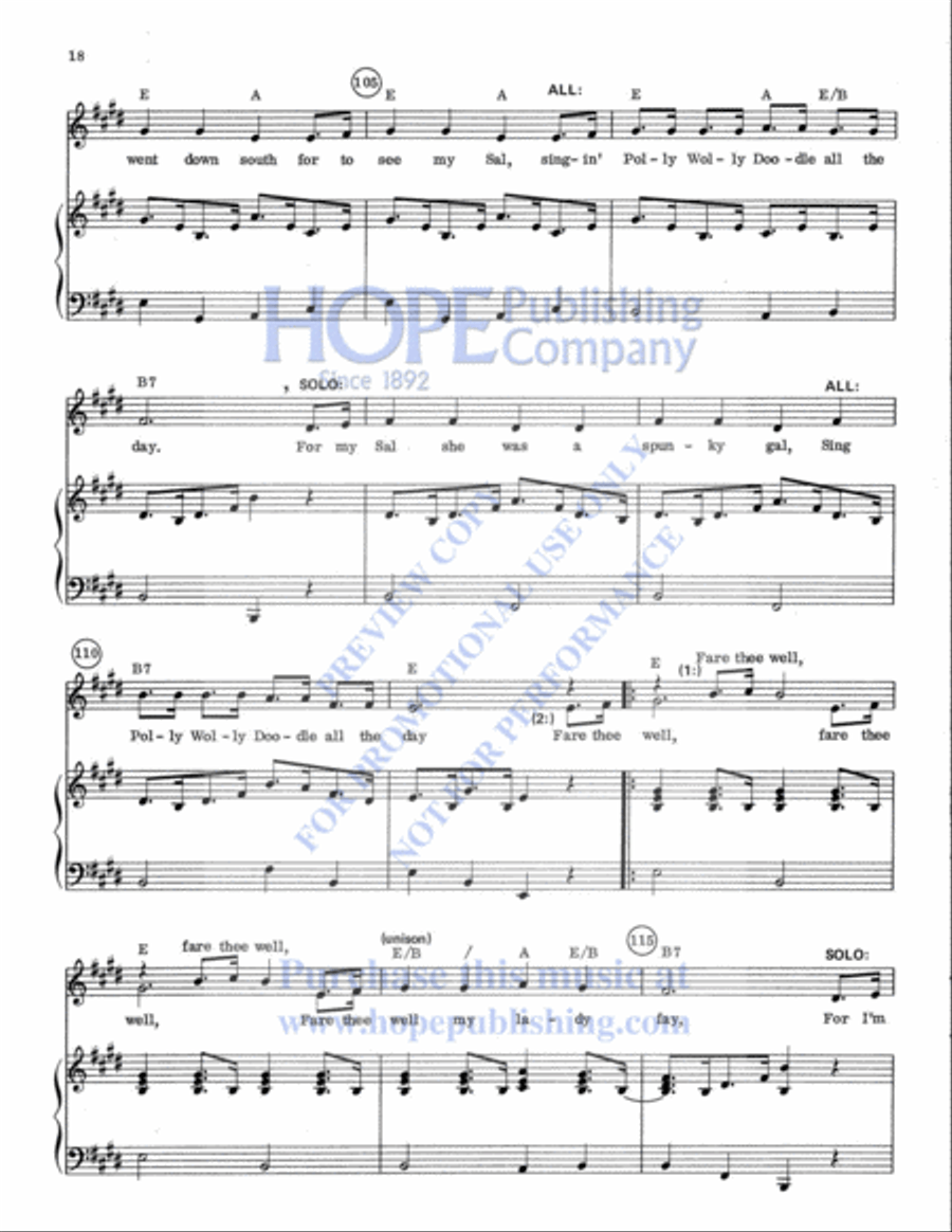 My Country My Country Unison Choir scores gallery preview page 19