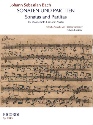 Book cover for Sonaten und Partiten für Violine solo