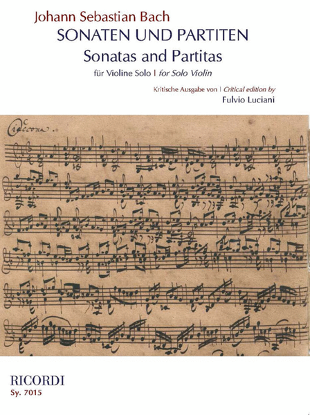 Sonaten und Partiten für Violine solo