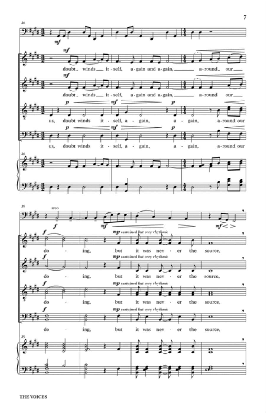The Voices 4-Part scores gallery preview page 5