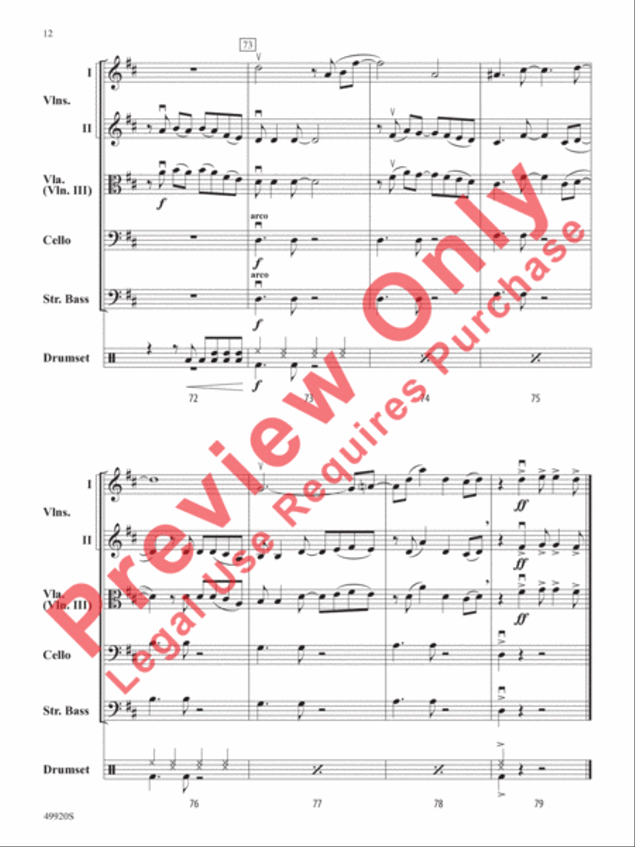 Made You Look String Orchestra scores gallery preview page 13