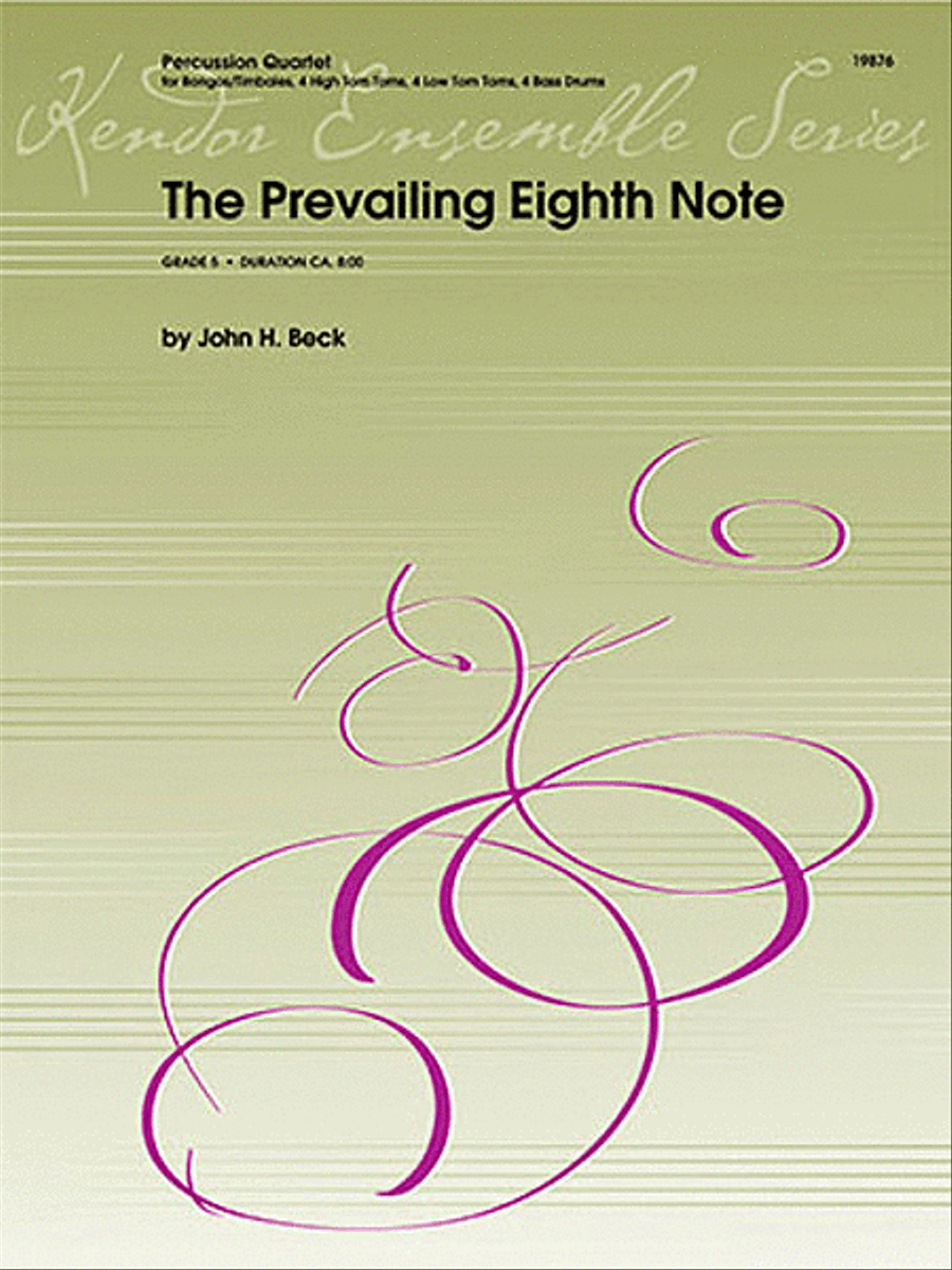 Prevailing Eighth Note, The Percussion scores gallery preview page 1