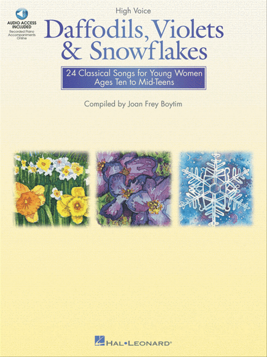 Daffodils, Violets and Snowflakes - High Voice High Voice scores gallery preview page 1