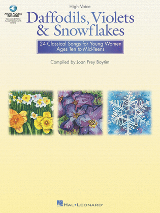 Book cover for Daffodils, Violets and Snowflakes - High Voice