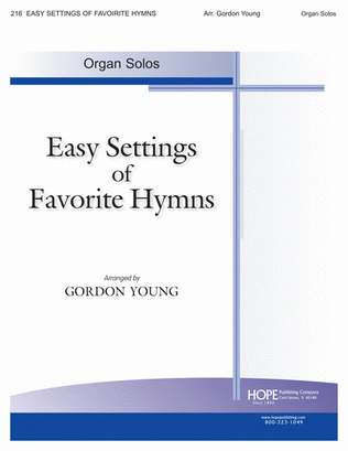 Book cover for Easy Settings of Favorite Hymns