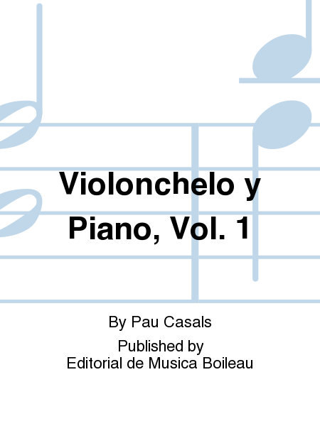 Violonchelo y Piano, Vol. 1