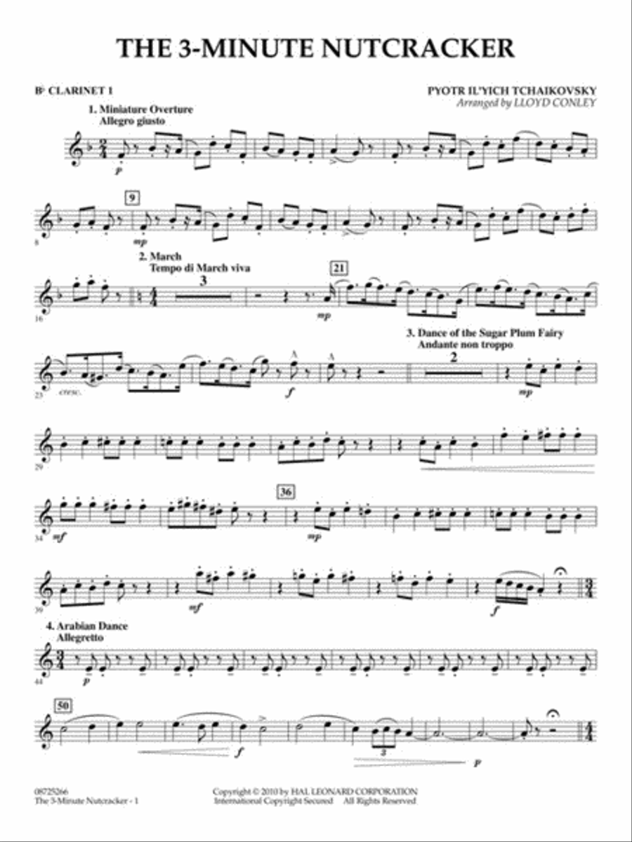 The 3-Minute Nutcracker Concert Band scores gallery preview page 5
