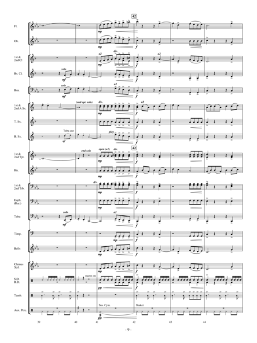 Eureka! Eureka! Concert Band scores gallery preview page 8