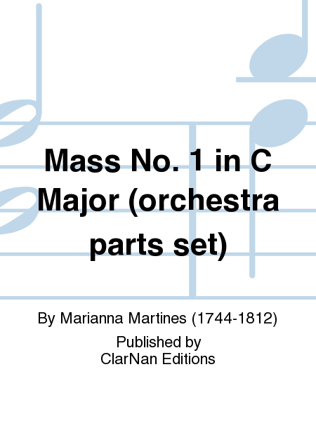 Mass No. 1 in C Major (orchestra parts set)