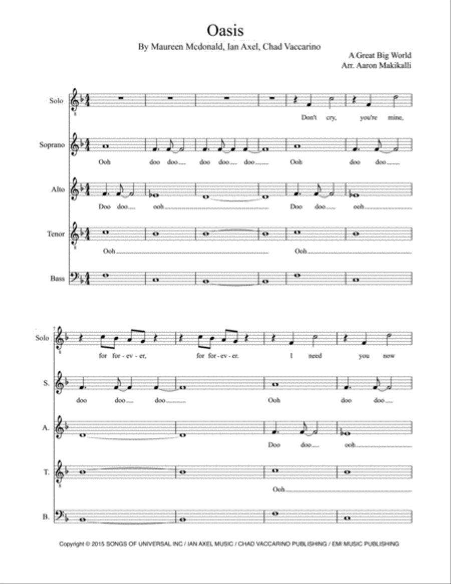 Oasis Oasis Divisi scores gallery preview page 3