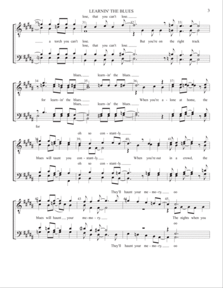 Learnin' The Blues Learnin' The Blues Small Ensemble scores gallery preview page 3