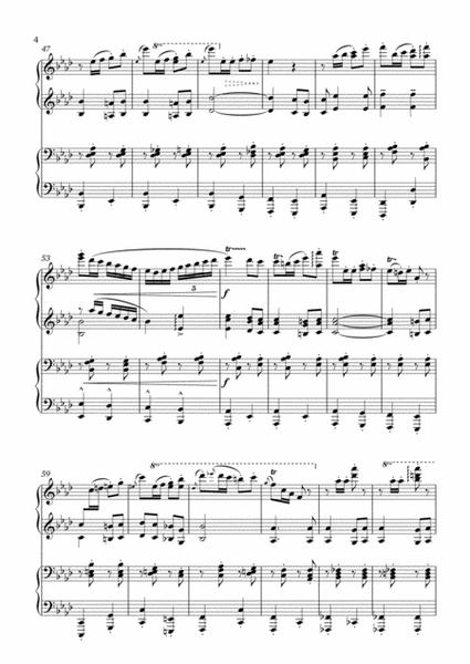 SOUSA - Stars and Stripes Forever - piano 4 hands, score and parts image number null