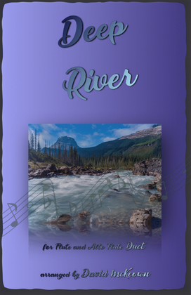 Book cover for Deep River, Gospel Song for Flute and Alto Flute Duet
