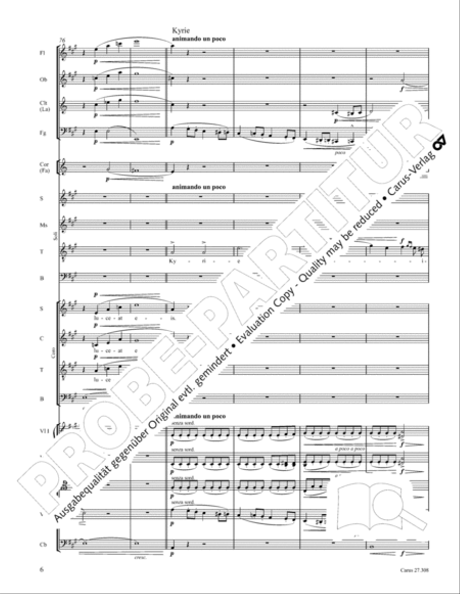 Messa da Requiem 4-Part scores gallery preview page 12