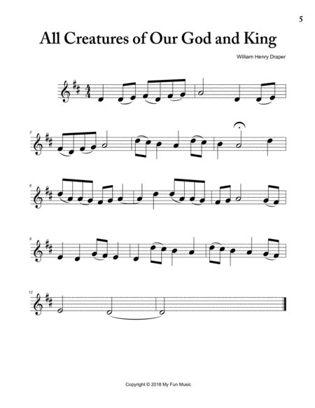 Violin Hymns for the Beginner