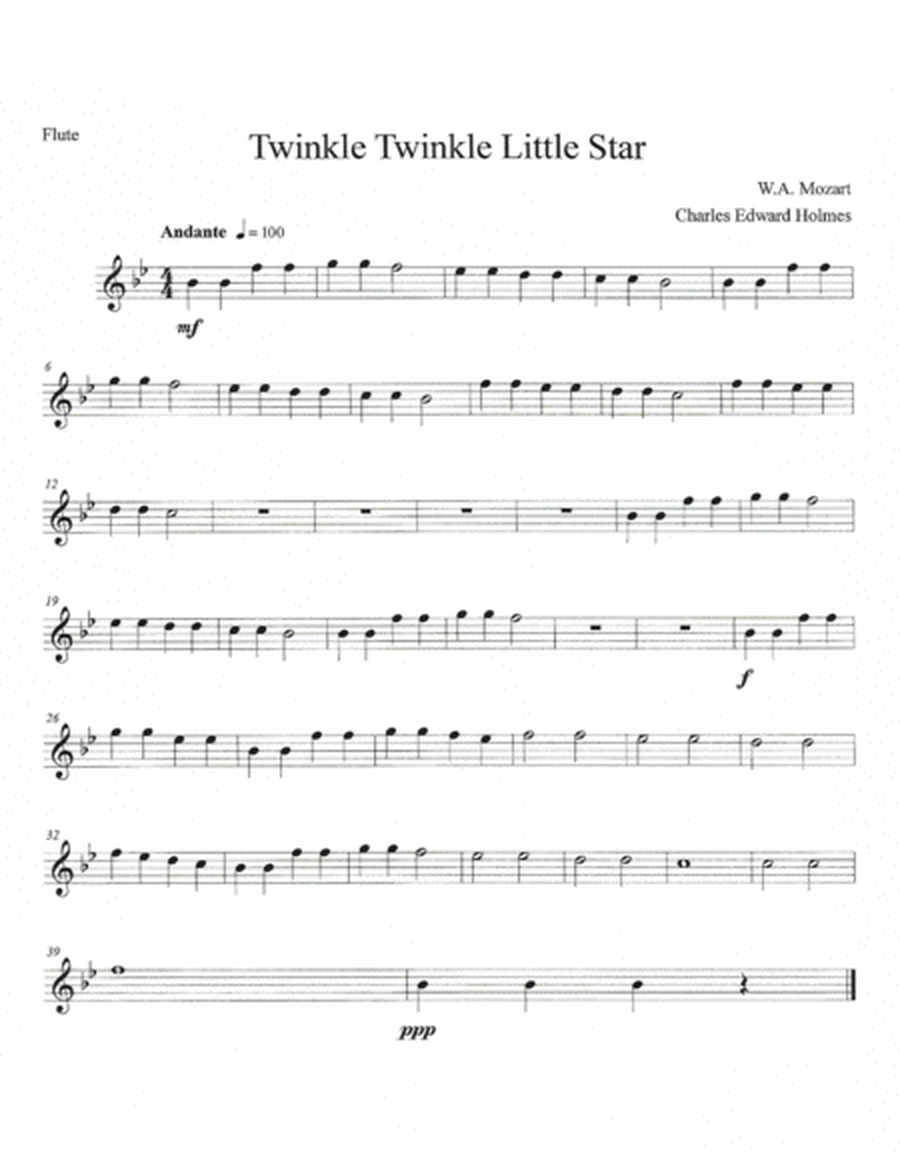 Twinkle Twinkle Little Star--Concert Band Set image number null