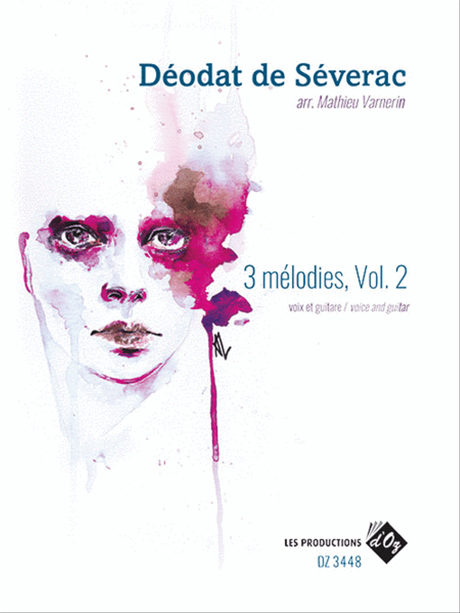 3 mélodies, vol. 2 Classical Guitar scores gallery preview page 1