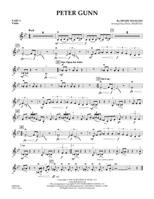 Peter Gunn - Pt.2 - Violin