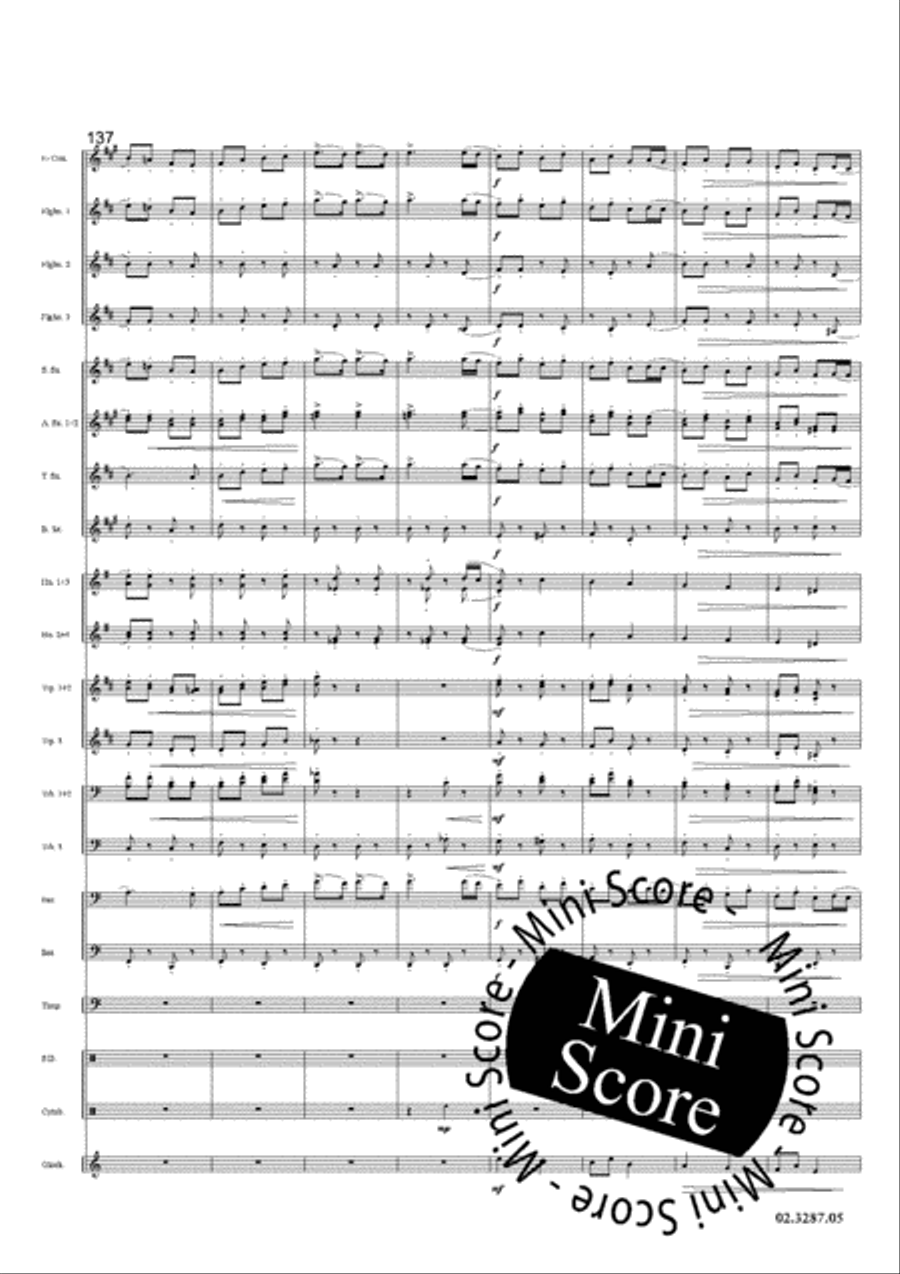 The Dam Busters Fanfare Band scores gallery preview page 22