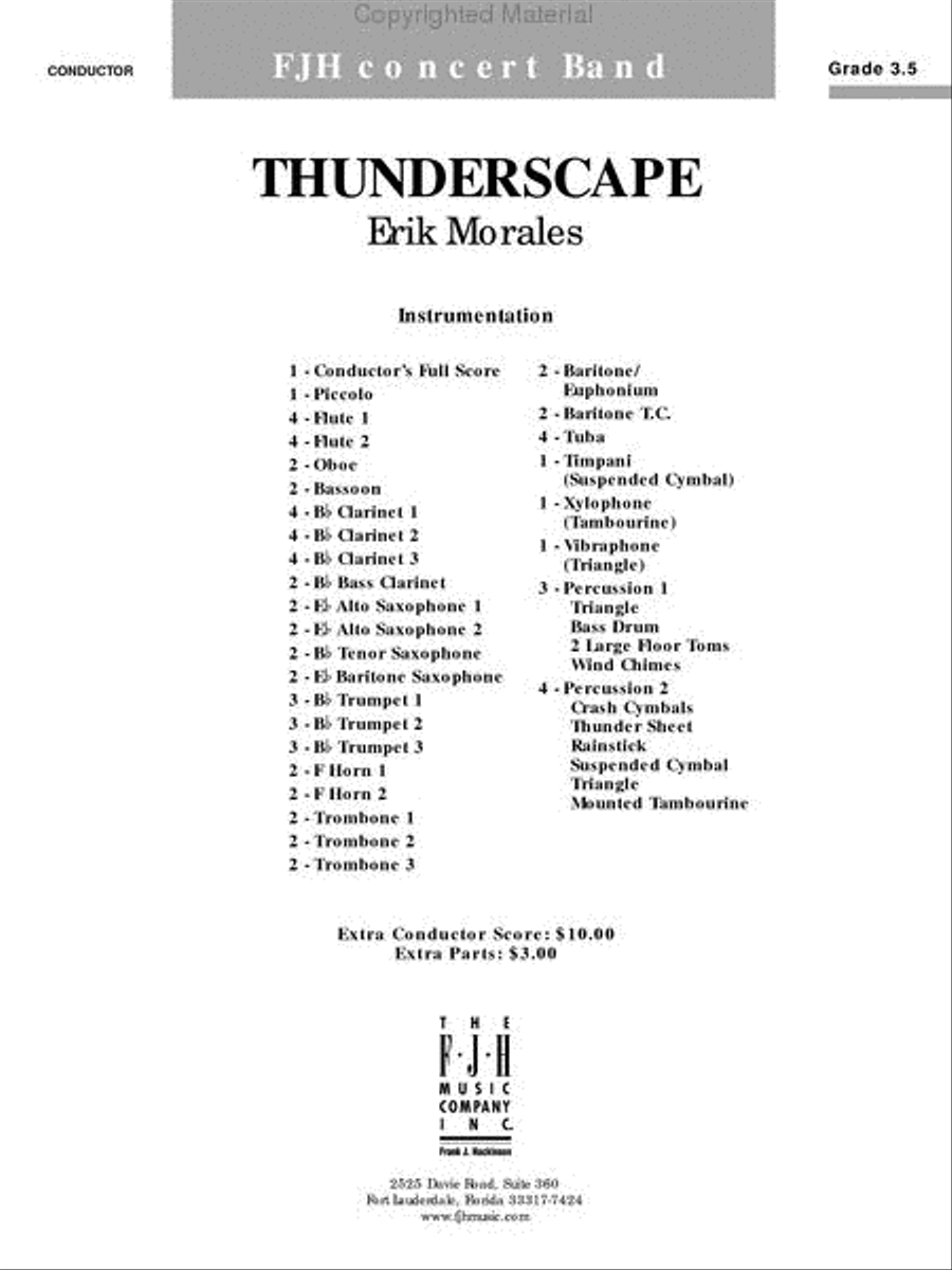 Thunderscape Concert Band scores gallery preview page 2